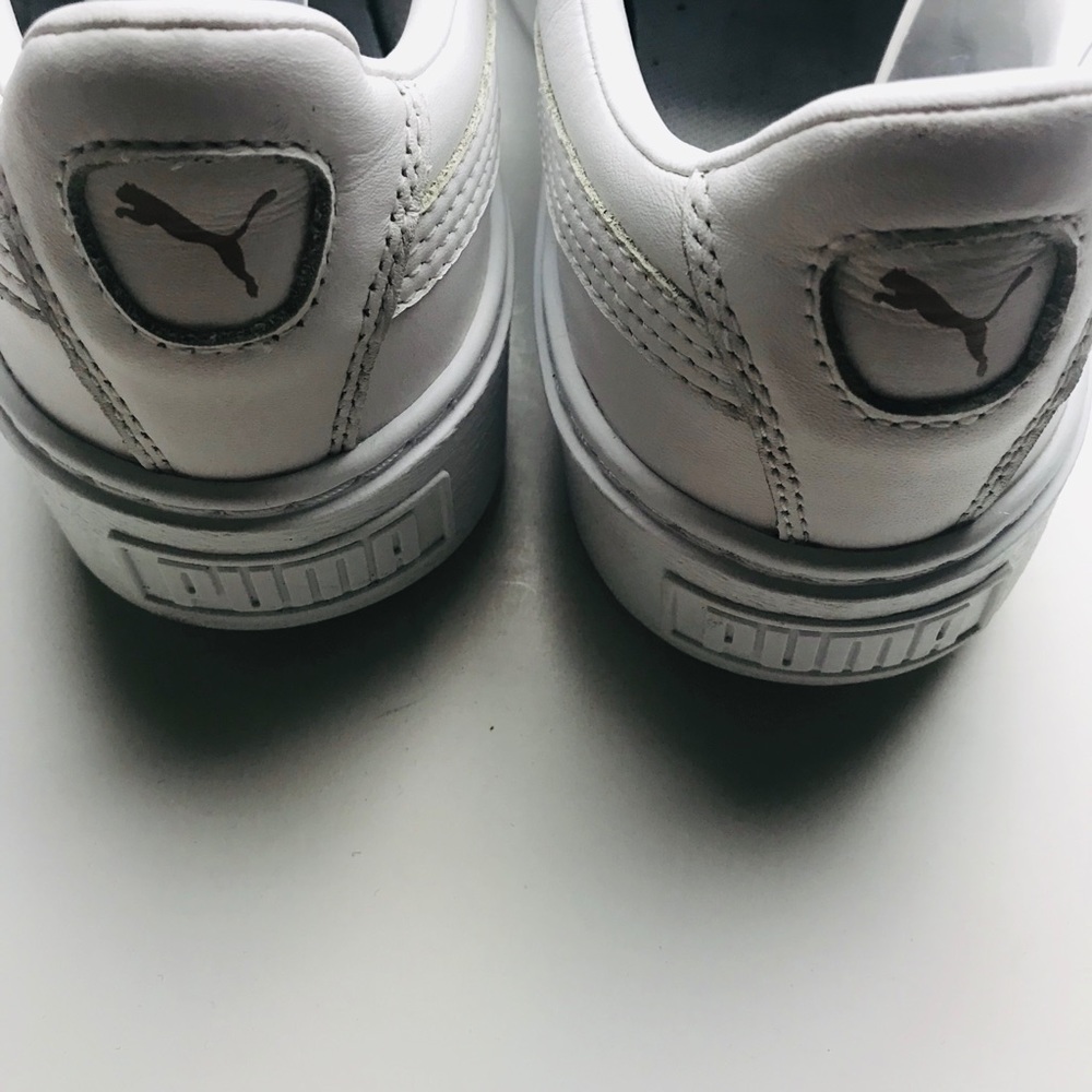 Puma Basket Metallic Low-Top Platform Sneakers - Picture 4 of 6